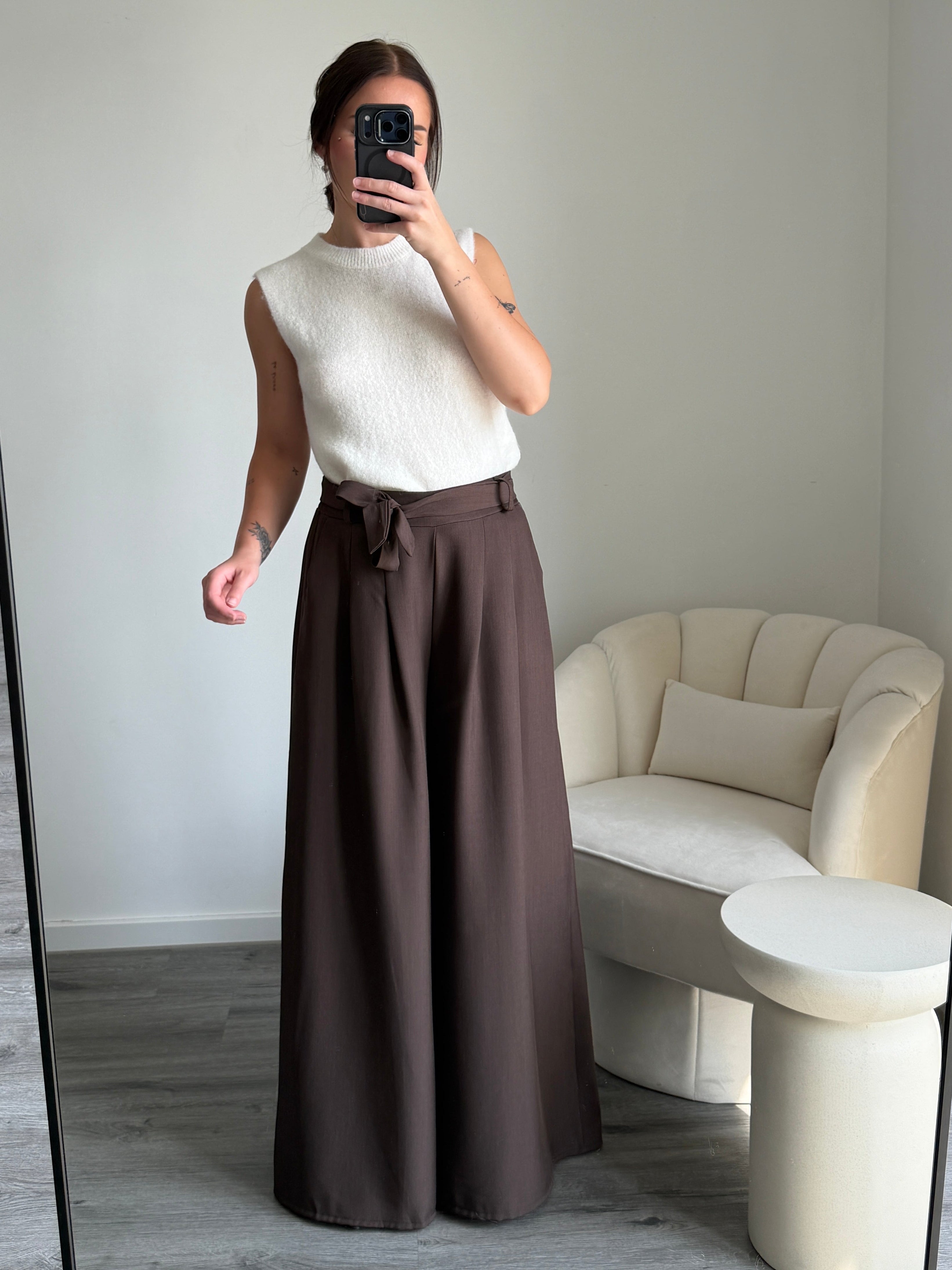 LORETTA Brown Pants