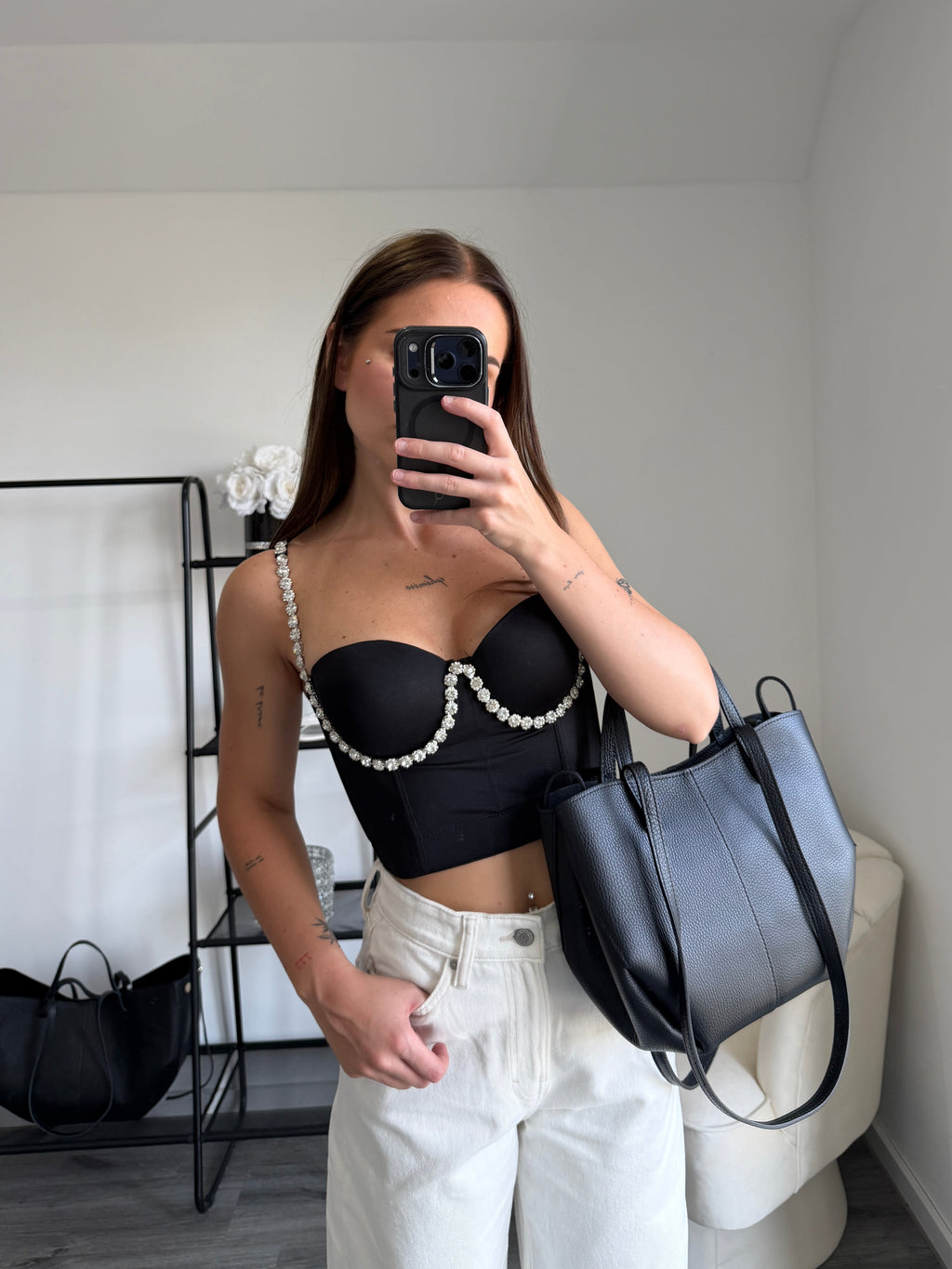 ZUZANNA Black Corset