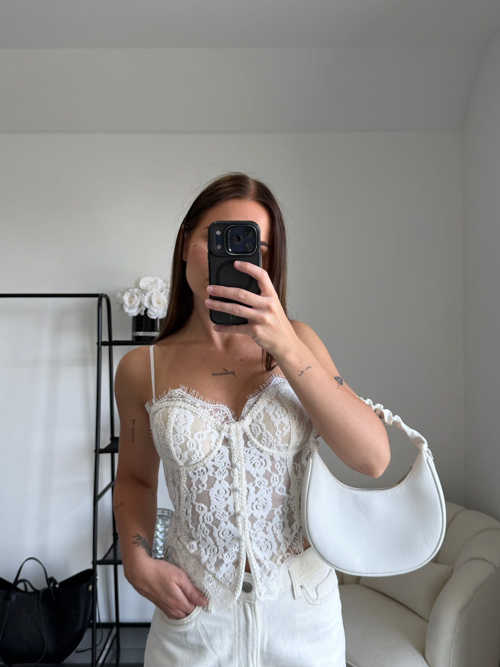 VALERIA Viscose Corset Beige
