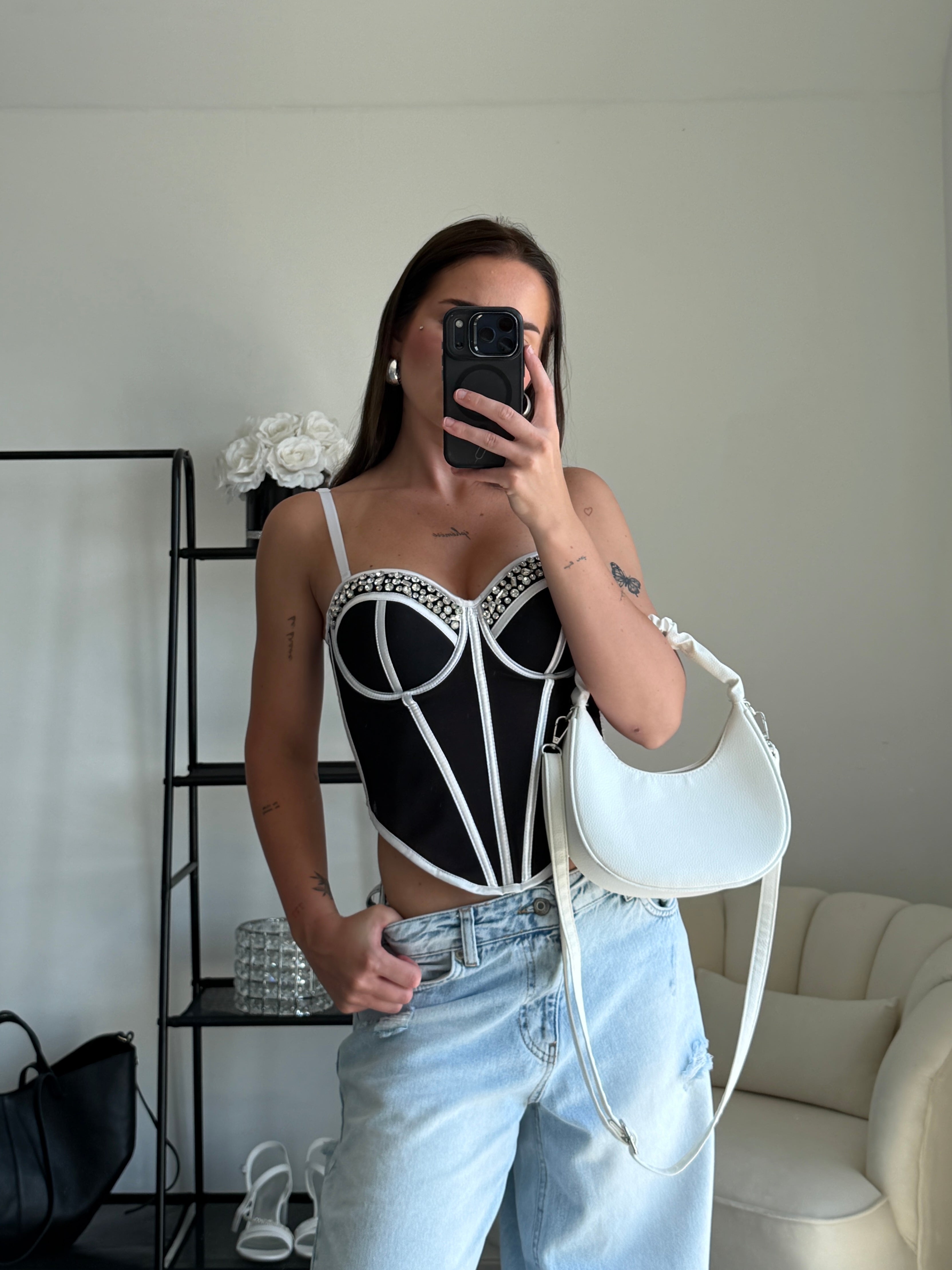 DIVA Rhinestone Corset