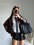 DANIELA Burgundy Jacket