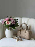 MONICA Beige Leather Bag