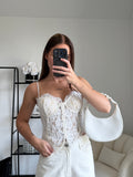 VALERIA Viscose Corset Beige
