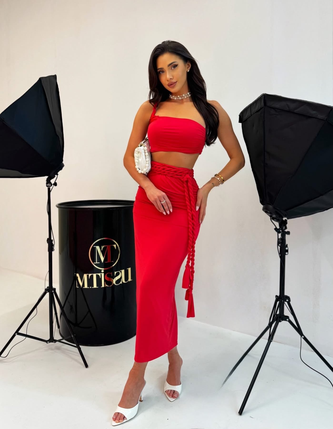 CIARA Viscose Set Red