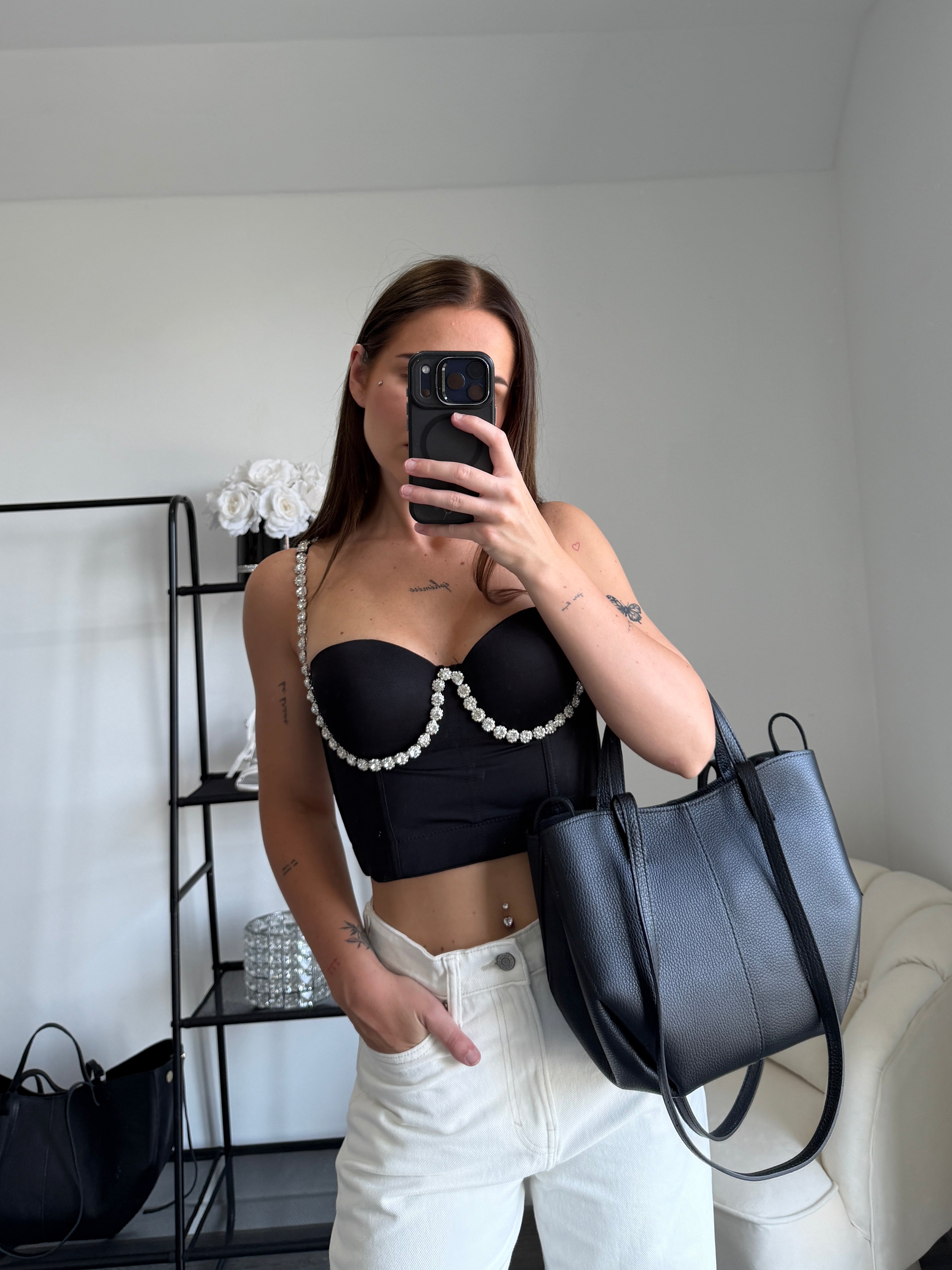 ZUZANNA Black Corset