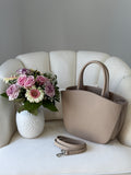 DIANA Beige Leather Bag
