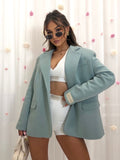 MIMI Cotton Sage Blazer