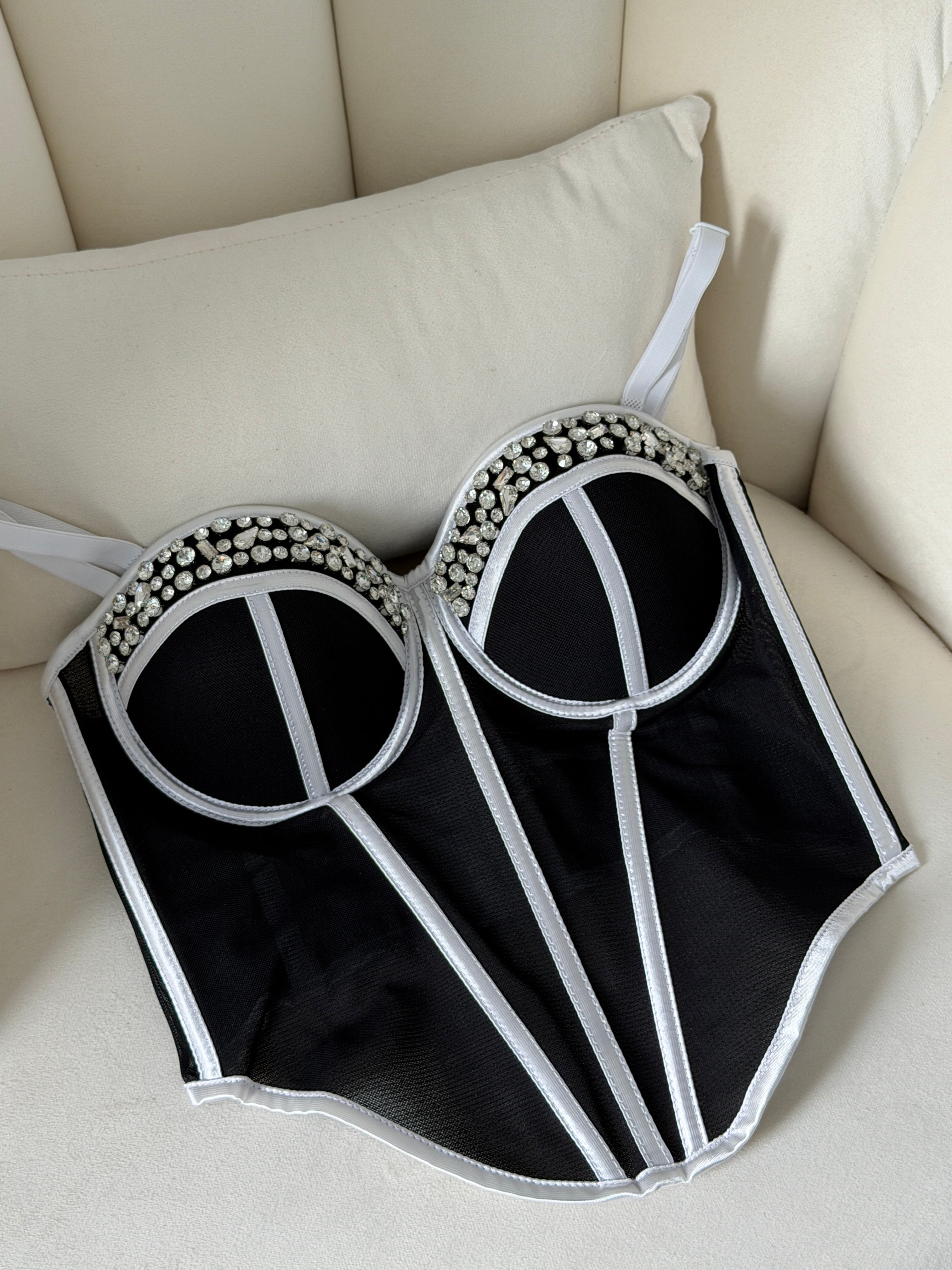 DIVA Rhinestone Corset