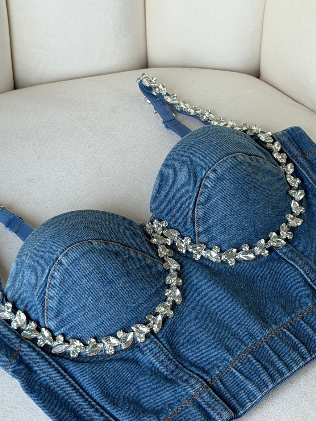 ROSA Viscose Denim Corset