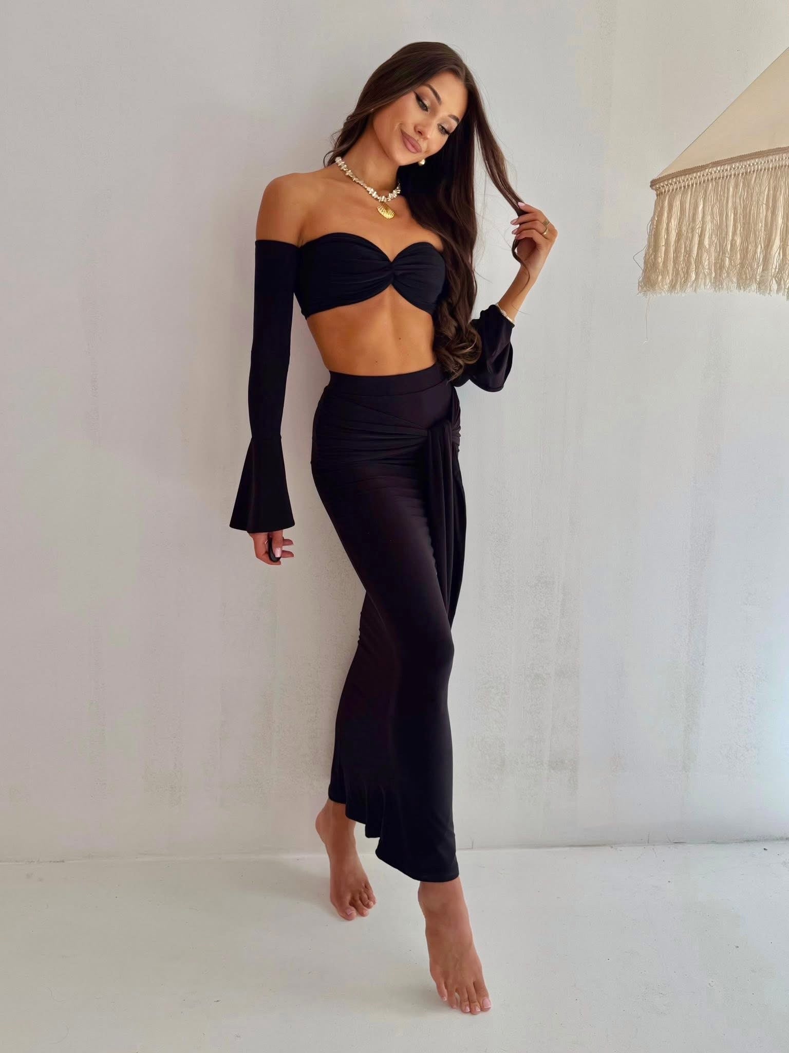 TESSA Viscose Set Black
