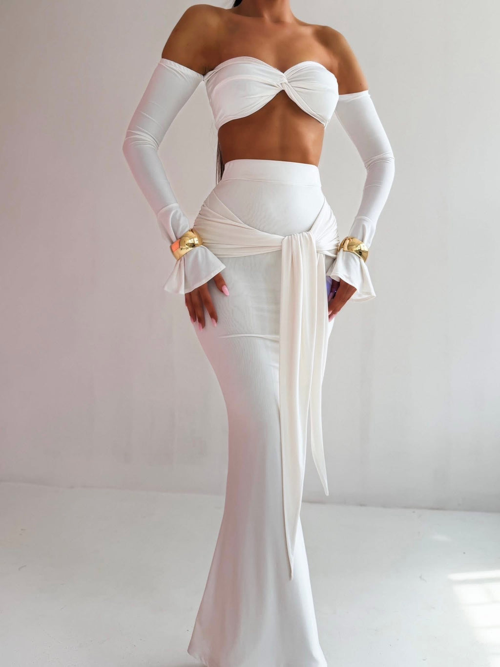 TESSA Viscose Set White