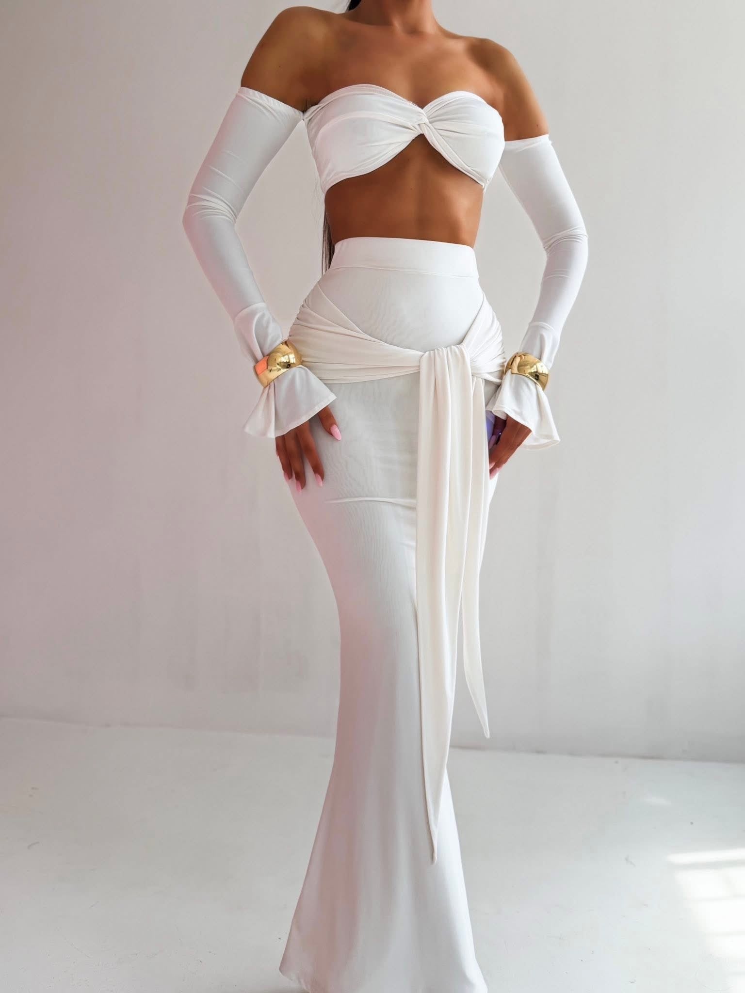 TESSA Viscose Set White