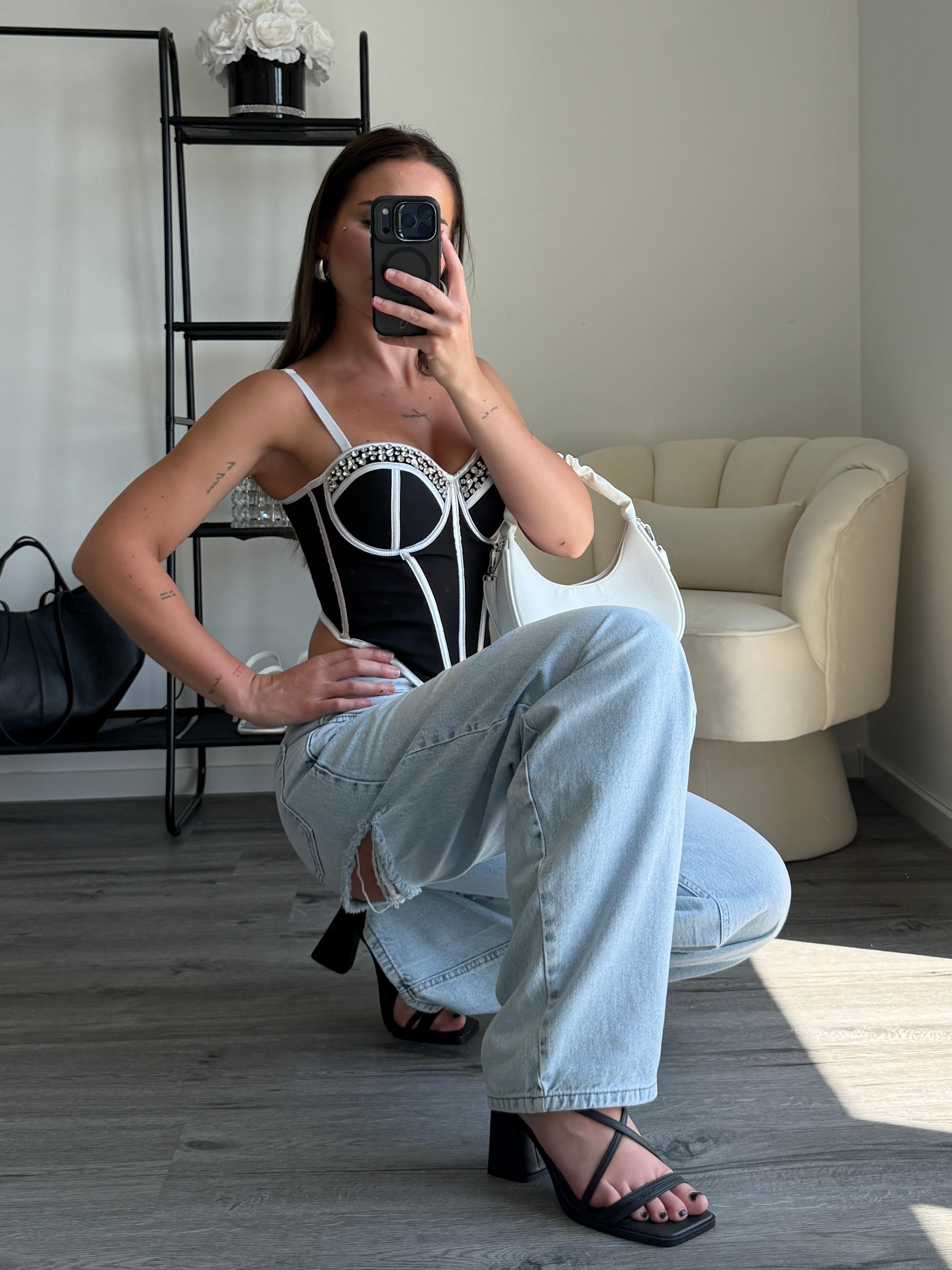 DIVA Rhinestone Corset