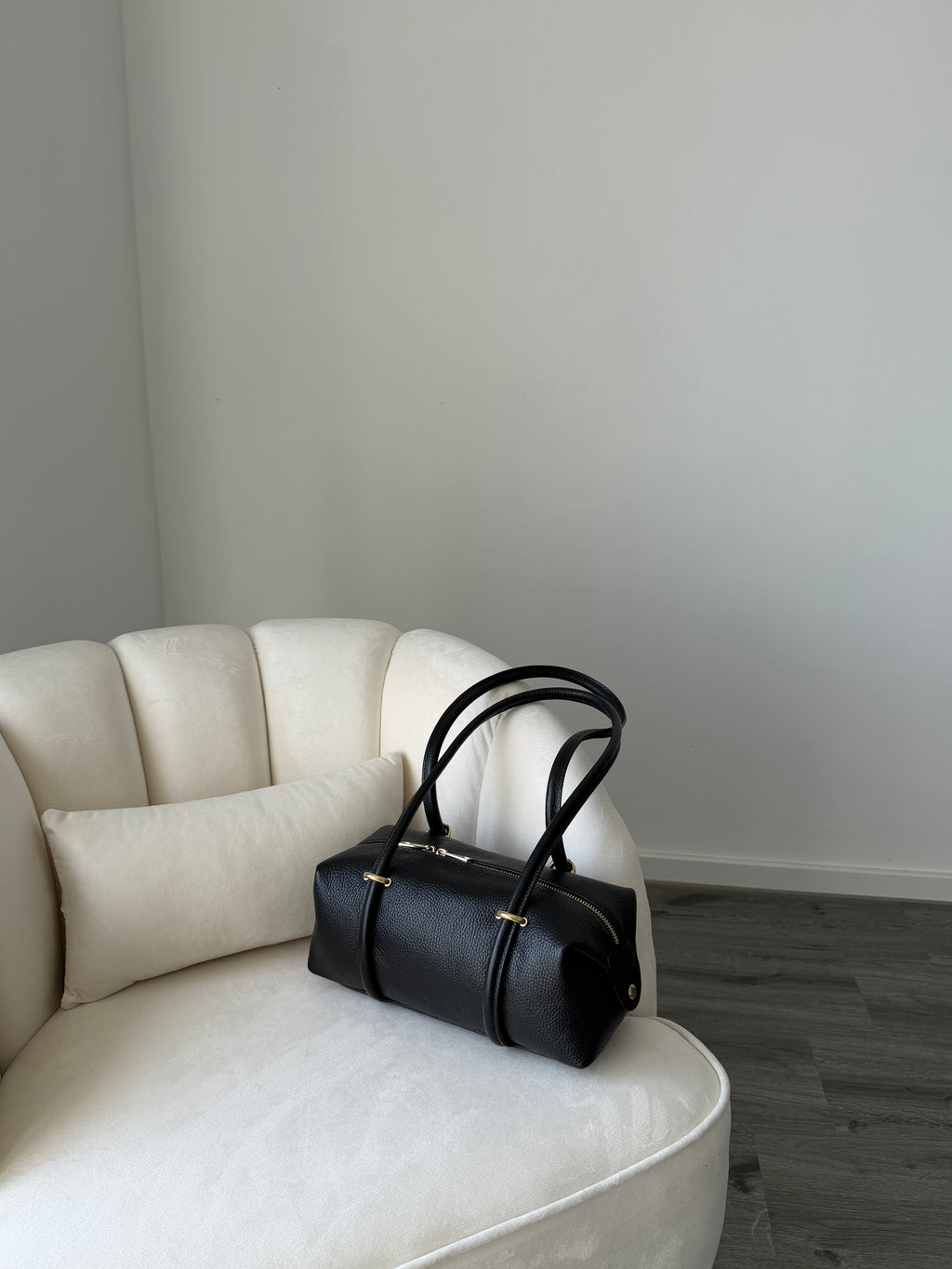 DASHA Black Leather Bag Small