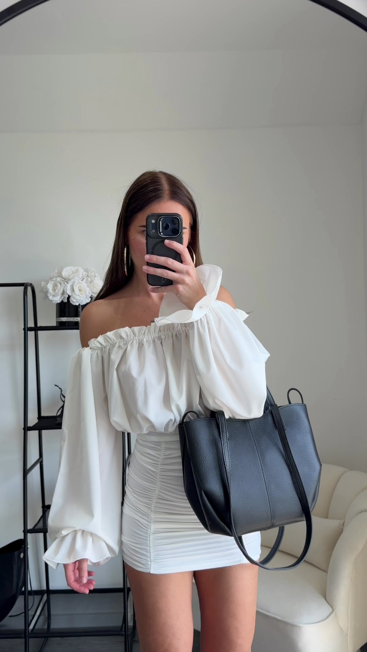 LOLA White Mini Dress